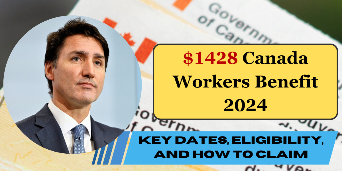 $1428 Canada Workers Benefit October 2024