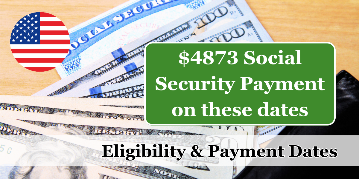 $4873 Social Security Payment on these dates in September